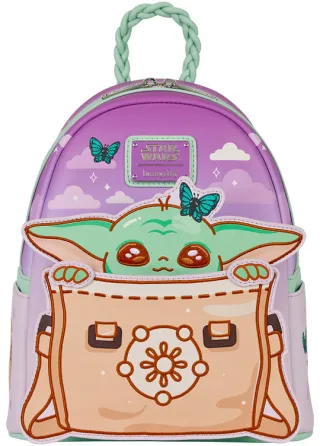 Mini sac à dos Grogu Papillons Loungefly