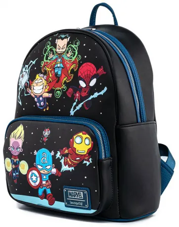 Mini sac à dos Groupe des Avengers Chibi Loungefly