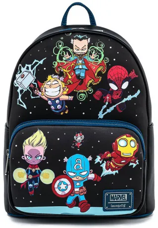 Mini sac à dos Groupe des Avengers Chibi Loungefly