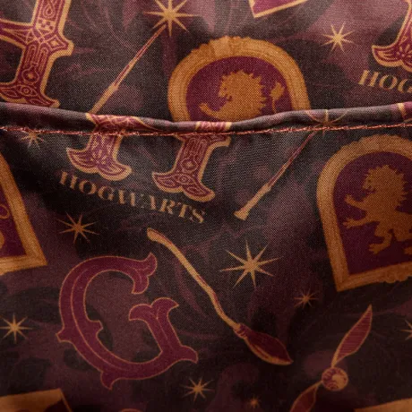 Mini sac à dos Gryffondor Bannière en velours Loungefly