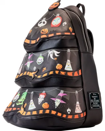 Mini sac à dos Arbre et Guirlandes de Noël Glow Loungefly