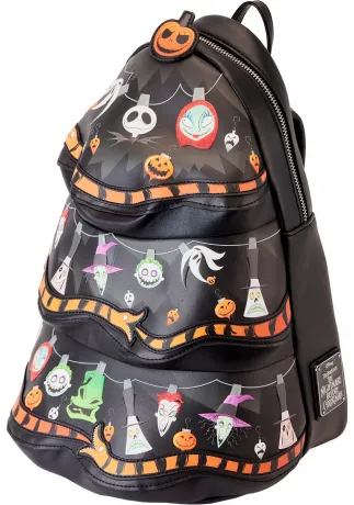 Mini sac à dos Arbre et Guirlandes de Noël Glow Loungefly