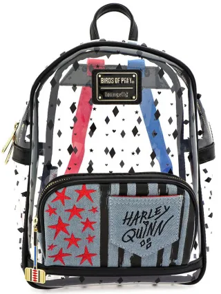 Mini sac à dos Harley Quinn Birds of Prey Transparent Loungefly