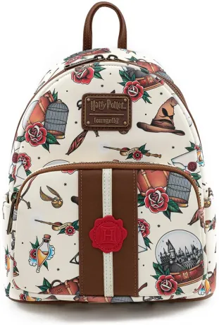 Mini sac à dos Tatouages Impression Intégrale Loungefly