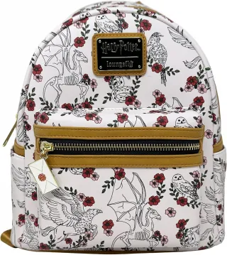 Mini sac à dos Hedwige et Créatures Magiques Loungefly