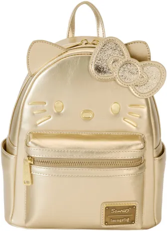 Mini sac à dos Hello Kitty 50ème Anniversaire Or Loungefly