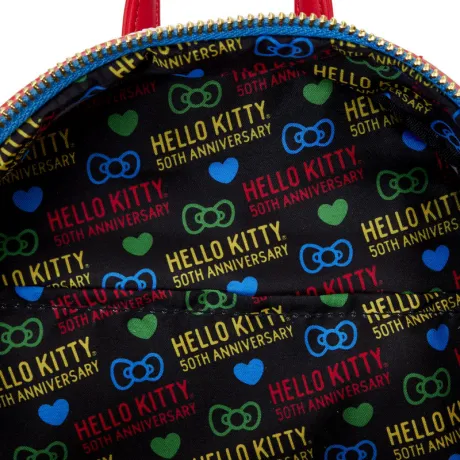 Mini sac à dos Hello Kitty 50ème Anniversaire Téléphone Sequin Loungefly