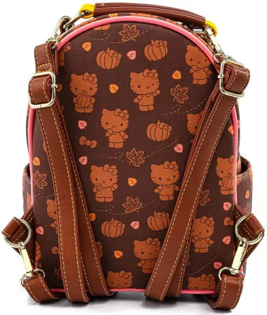 Mini sac à dos convertible Hello Kitty Pumpkin Spice Loungefly