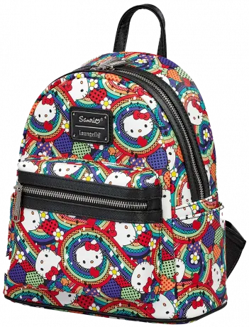 Mini sac à dos Hello Kitty Imprimé Abstrait Loungefly