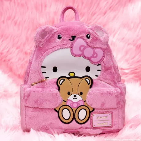 Loungefly Sanrio : Mini sac à dos Hello Kitty Ourson Cosplay Peluche pas  cher