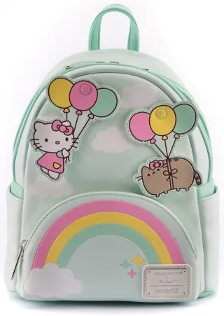 Mini sac à dos Hello Kitty &amp; Pusheen Ballons et Arc-en-ciel Loungefly