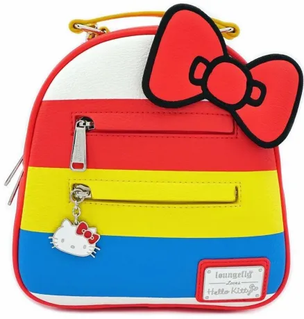 Mini sac à dos Hello Kitty Rayures Loungefly