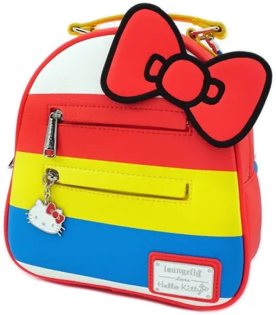 Mini sac à dos Hello Kitty Rayures Loungefly