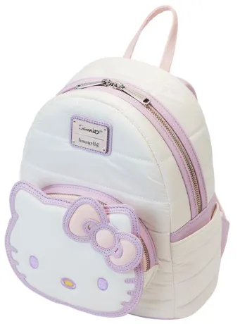 Mini sac à dos Hello Kitty Texture matelassée Loungefly