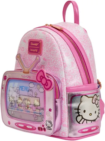 Mini sac à dos Hello Kitty Vintage TV Lenticulaire avec porte-monnaie Loungefly