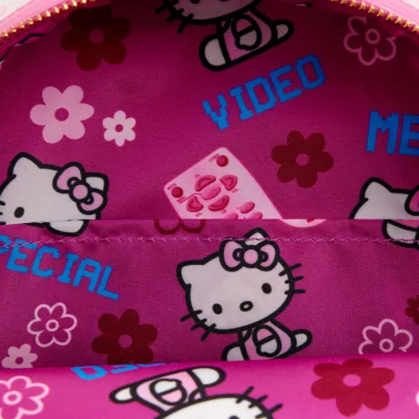 Mini sac à dos Hello Kitty Vintage TV Lenticulaire avec porte-monnaie Loungefly