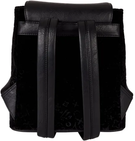 Mini sac à dos Impression Intégrale Cordon de serrage en velours Loungefly