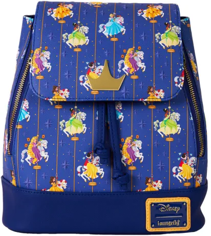 Mini sac à dos Impression Intégrale Princesses Carrousel Loungefly