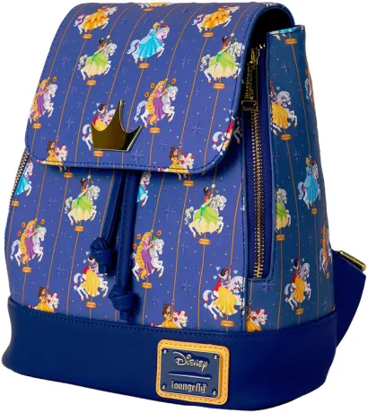 Mini sac à dos Impression Intégrale Princesses Carrousel Loungefly