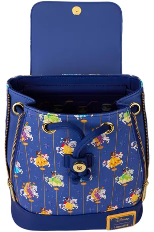 Mini sac à dos Impression Intégrale Princesses Carrousel Loungefly