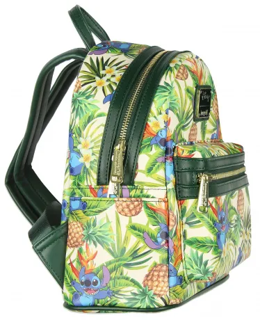Mini sac à dos Ananas Hawaïen Impression Intégrale Loungefly