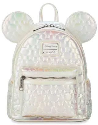 Mini sac à dos Iridescent matelassé Loungefly