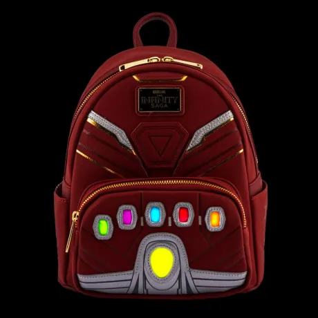 Mini sac à dos Iron Man Gant de l&#039;Infini Light Up Loungefly
