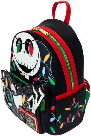 Mini sac à dos Jack Enveloppés de lumière Light Up Glow Loungefly