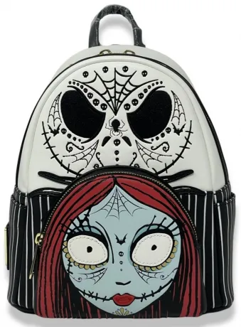 Mini sac à dos Jack et Sally Crâne de Sucre (Calavera) Cosplay Loungefly