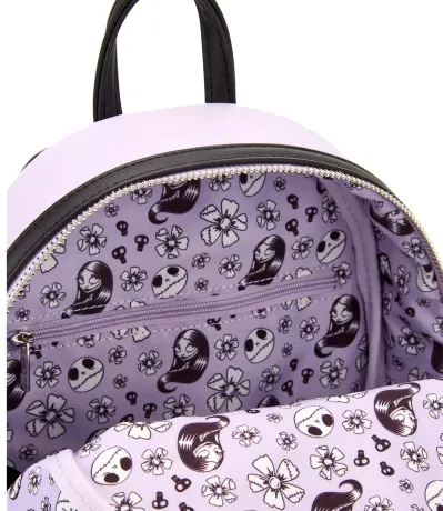 Mini sac à dos Jack &amp; Sally Floral Loungefly