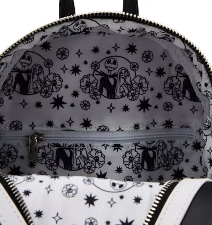 Mini sac à dos Jack &amp; Sally Floral Glow Loungefly