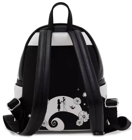 Mini sac à dos Jack &amp; Sally Floral Glow Loungefly