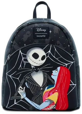 Mini sac à dos Jack &amp; Sally Toile d&#039;araignée Loungefly