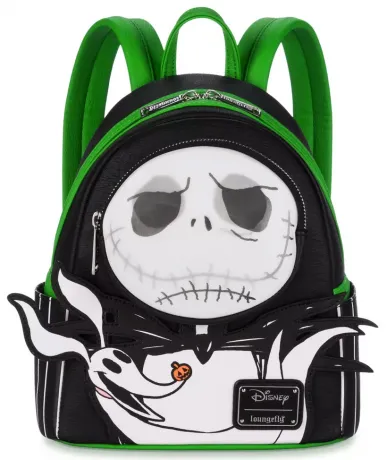 Mini sac à dos Jack Skellington et Zero Lenticulaire Loungefly
