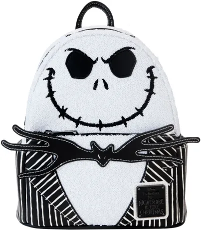 Mini sac à dos Jack Skellington Sequin Cosplay Loungefly