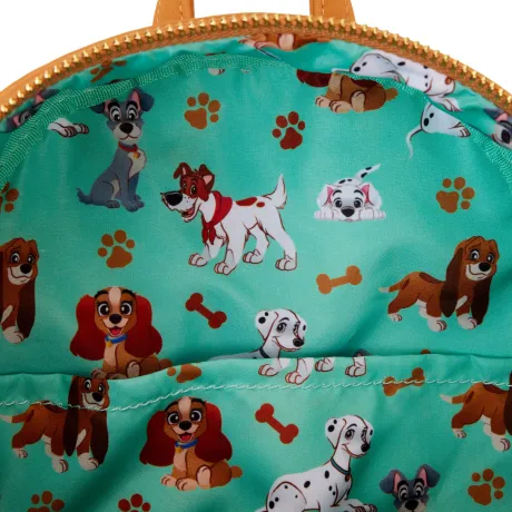 Mini sac à dos J&#039;aime les chiens de Disney Niche pour chien Lenticulaire Loungefly