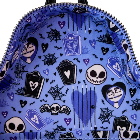 Mini sac à dos Jack et Sally Pierre tombale &quot;Eternally Yours&quot; Loungefly