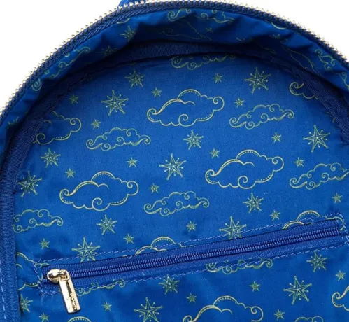 Mini sac à dos Jasmine &amp; Aladdin Tapis Volant Glow Loungefly