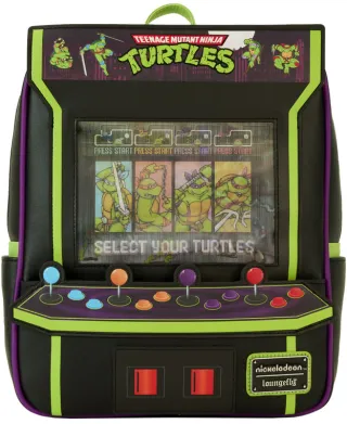 Mini sac à dos Jeu Vidéo Vintage Lenticulaire Glow 40ème Anniversaire Loungefly