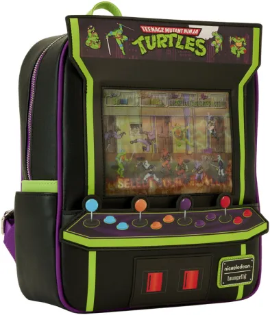 Mini sac à dos Jeu Vidéo Vintage Lenticulaire Glow 40ème Anniversaire Loungefly