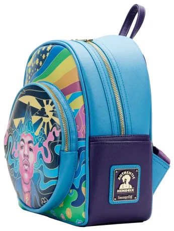 Mini sac à dos Jimi Hendrix Paysage Psychédélique Glow Loungefly