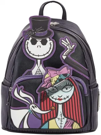 Mini sac à dos Jour de Fête Jack et Sally Loungefly