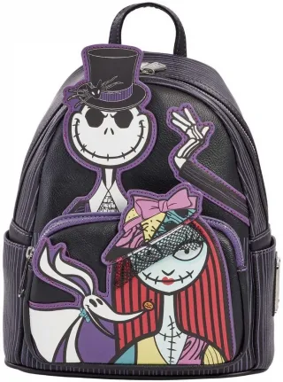 Mini sac à dos Jour de Fête Jack et Sally Loungefly