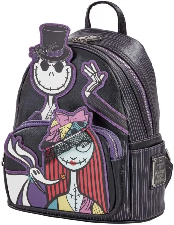 Mini sac à dos Jour de Fête Jack et Sally Loungefly