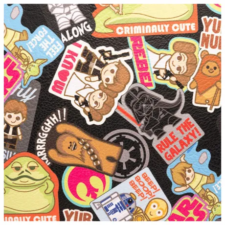 Mini sac à dos Kawaii Sticker Impression Intégrale Loungefly