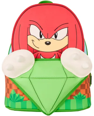 Mini sac à dos Knuckles Émeraudes Loungefly