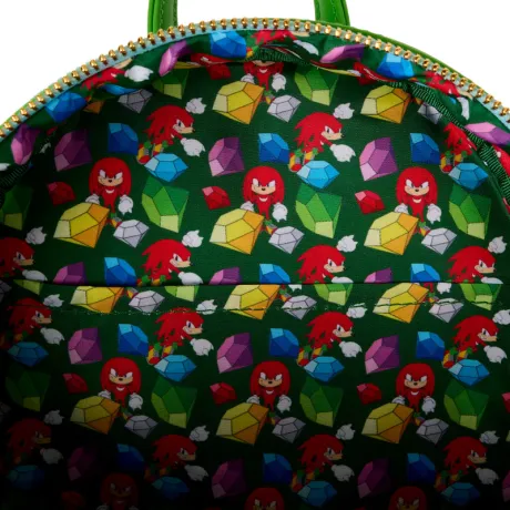 Mini sac à dos Knuckles Émeraudes Loungefly