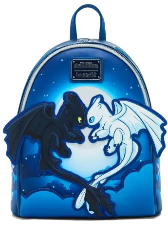 Mini sac à dos Krokmou &amp; Furie Éclair Loungefly