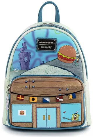 Mini sac à dos Bob l&#039;éponge Crabe Croustillant Loungefly