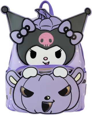 Mini sac à dos Kuromi Citrouille Light Up Loungefly
